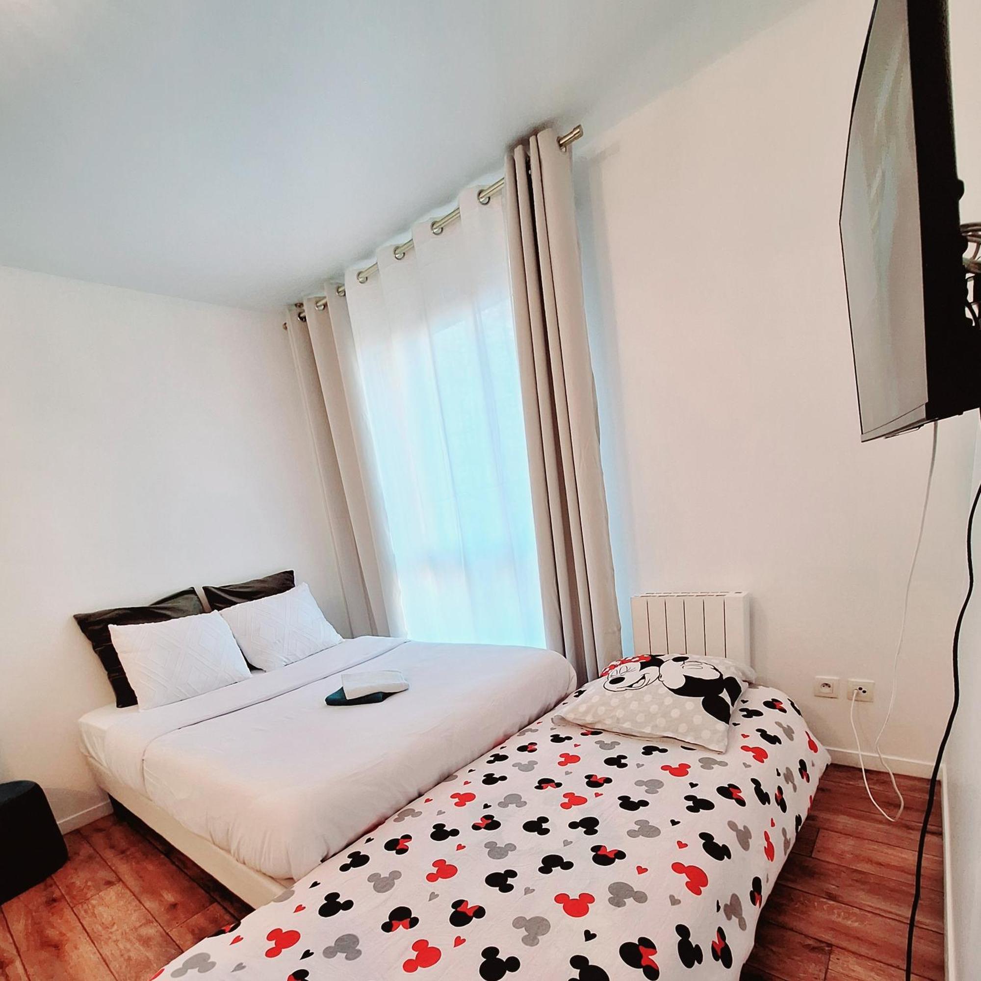 Studio Alpha - 2Min By Train To Disneyland Or 20Min Walk - 5Min Walk To "Val D'Europe" Station Montévrain Exteriör bild