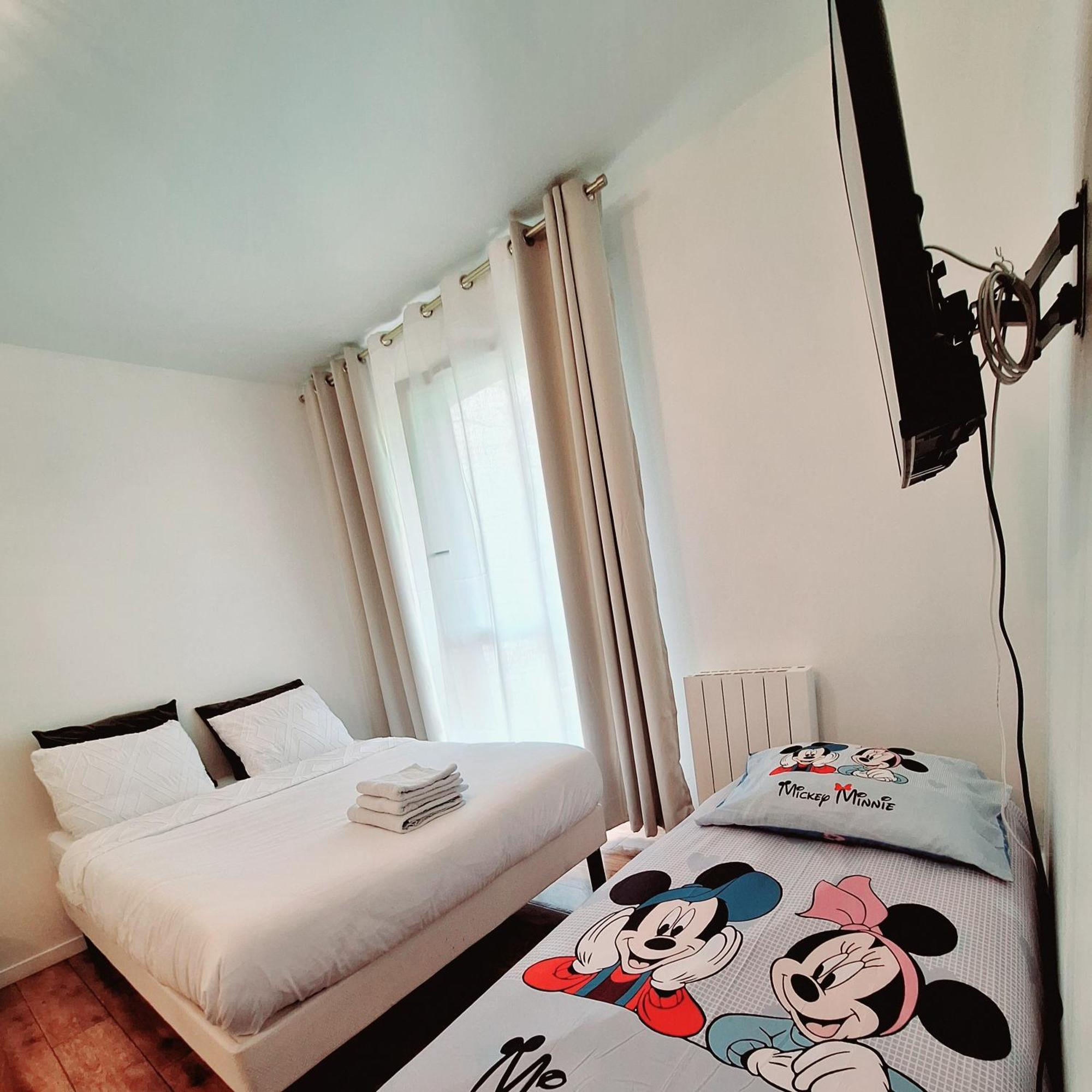 Studio Alpha - 2Min By Train To Disneyland Or 20Min Walk - 5Min Walk To "Val D'Europe" Station Montévrain Exteriör bild