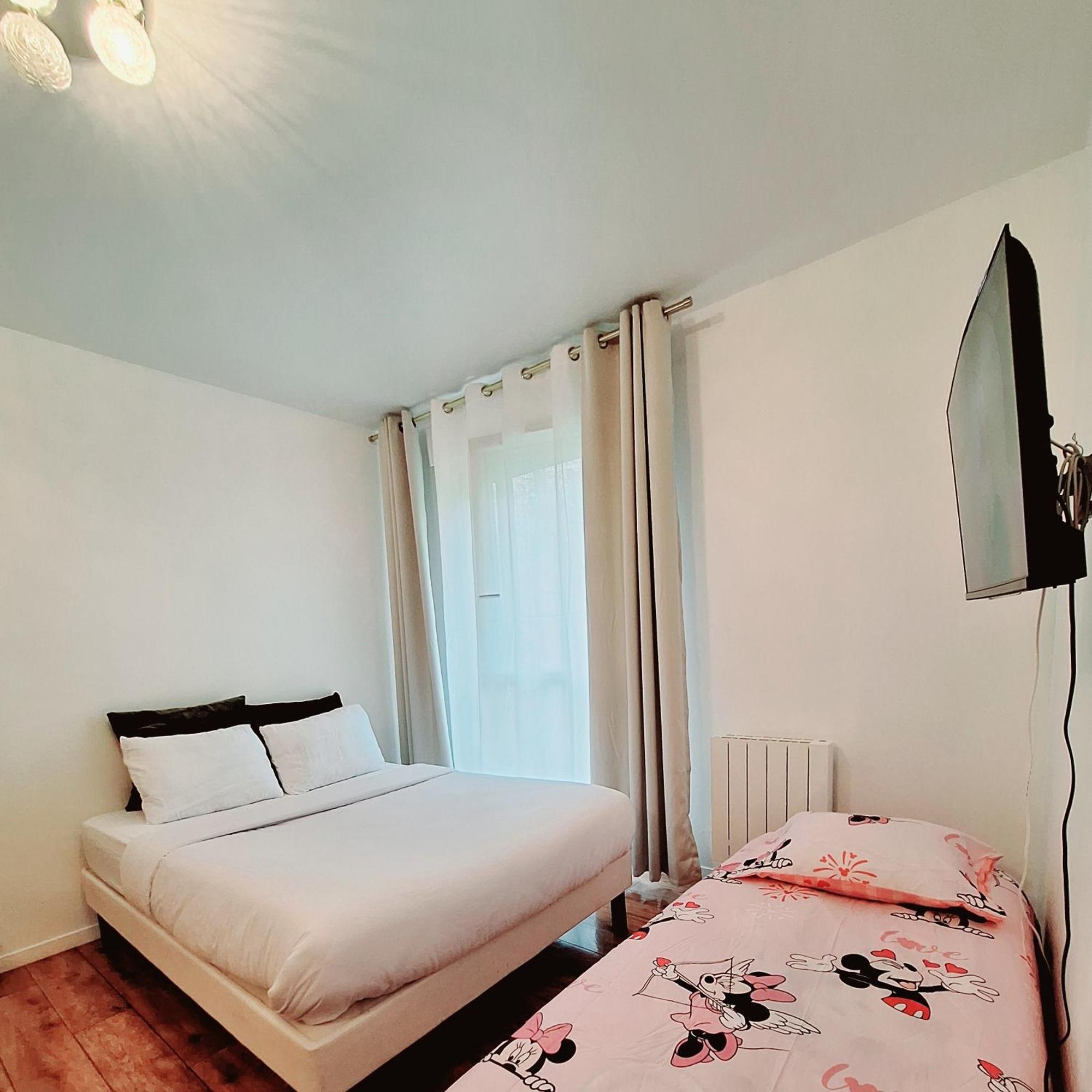Studio Alpha - 2Min By Train To Disneyland Or 20Min Walk - 5Min Walk To "Val D'Europe" Station Montévrain Exteriör bild